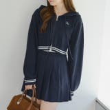 【セットアップ】ニットラインパーカー & ミニスカート | RMAF NICE CLAUP / OLIVE des OLIVE | 詳細画像3