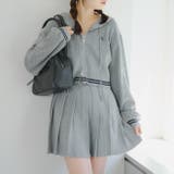 トップグレー | 【セットアップ】ニットラインパーカー & ミニスカート | RMAF NICE CLAUP / OLIVE des OLIVE