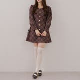 スクエアチェックミニワンピース | RMAF NICE CLAUP / OLIVE des OLIVE | 詳細画像9