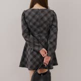 スクエアチェックミニワンピース | RMAF NICE CLAUP / OLIVE des OLIVE | 詳細画像19