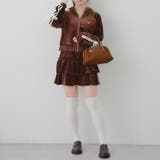 【セットアップ】袖リボンベロアパーカー & ミニスカート | RMAF　NICE CLAUP / OLIVE des OLIVE | 詳細画像17 