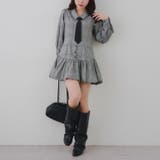 ネクタイ付裾バルーンミニワンピース | RMAF　NICE CLAUP / OLIVE des OLIVE | 詳細画像55 