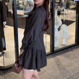 ネクタイ付裾バルーンミニワンピース | RMAF NICE CLAUP / OLIVE des OLIVE | 詳細画像15