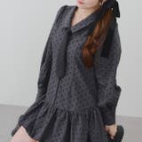 ネクタイ付裾バルーンミニワンピース | RMAF NICE CLAUP / OLIVE des OLIVE | 詳細画像24