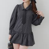 ネクタイ付裾バルーンミニワンピース | RMAF NICE CLAUP / OLIVE des OLIVE | 詳細画像27