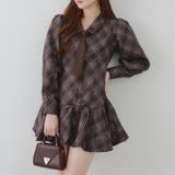 ネクタイ付裾バルーンミニワンピース | RMAF NICE CLAUP / OLIVE des OLIVE | 詳細画像43