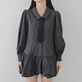 ネクタイ付裾バルーンミニワンピース | RMAF NICE CLAUP / OLIVE des OLIVE | 詳細画像53