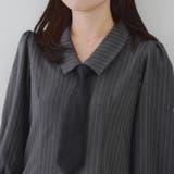 ネクタイ付裾バルーンミニワンピース | RMAF NICE CLAUP / OLIVE des OLIVE | 詳細画像56