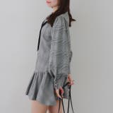 ネクタイ付裾バルーンミニワンピース | RMAF　NICE CLAUP / OLIVE des OLIVE | 詳細画像52 