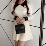 フェザー衿リブニットワンピース | RMAF　NICE CLAUP / OLIVE des OLIVE | 詳細画像12 