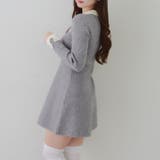 フェザー衿リブニットワンピース | RMAF　NICE CLAUP / OLIVE des OLIVE | 詳細画像34 