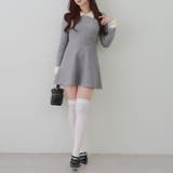 フェザー衿リブニットワンピース | RMAF　NICE CLAUP / OLIVE des OLIVE | 詳細画像37 