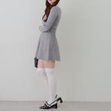 フェザー衿リブニットワンピース | RMAF　NICE CLAUP / OLIVE des OLIVE | 詳細画像39 