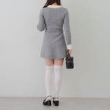 フェザー衿リブニットワンピース | RMAF　NICE CLAUP / OLIVE des OLIVE | 詳細画像40 