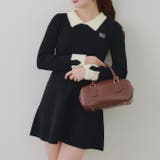 フェザー衿リブニットワンピース | RMAF　NICE CLAUP / OLIVE des OLIVE | 詳細画像41 