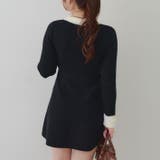 フェザー衿リブニットワンピース | RMAF　NICE CLAUP / OLIVE des OLIVE | 詳細画像44 