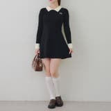 フェザー衿リブニットワンピース | RMAF　NICE CLAUP / OLIVE des OLIVE | 詳細画像46 