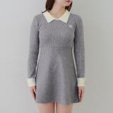 フェザー衿リブニットワンピース | RMAF　NICE CLAUP / OLIVE des OLIVE | 詳細画像52 