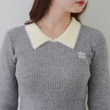 フェザー衿リブニットワンピース | RMAF　NICE CLAUP / OLIVE des OLIVE | 詳細画像55 