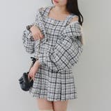 ラメツイードミニ丈ジャンスカ | RMAF NICE CLAUP / OLIVE des OLIVE | 詳細画像8