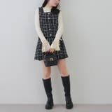 ラメツイードミニ丈ジャンスカ | RMAF NICE CLAUP / OLIVE des OLIVE | 詳細画像4