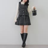 ラメツイードミニ丈ジャンスカ | RMAF NICE CLAUP / OLIVE des OLIVE | 詳細画像5