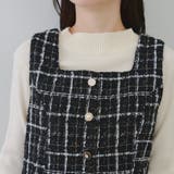 ラメツイードミニ丈ジャンスカ | RMAF NICE CLAUP / OLIVE des OLIVE | 詳細画像21