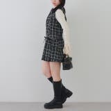 ラメツイードミニ丈ジャンスカ | RMAF NICE CLAUP / OLIVE des OLIVE | 詳細画像6