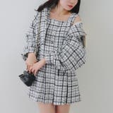 オフ | ラメツイードミニ丈ジャンスカ | RMAF NICE CLAUP / OLIVE des OLIVE