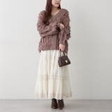 【NAO】フリンジVカーディガン | RMAF　NICE CLAUP / OLIVE des OLIVE | 詳細画像8 