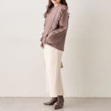 【NAO】フリンジクループルオーバー | RMAF　NICE CLAUP / OLIVE des OLIVE | 詳細画像9 