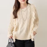 【NAO】フリンジクループルオーバー | RMAF　NICE CLAUP / OLIVE des OLIVE | 詳細画像11 