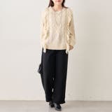 【NAO】フリンジクループルオーバー | RMAF　NICE CLAUP / OLIVE des OLIVE | 詳細画像19 