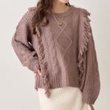 【NAO】フリンジクループルオーバー | RMAF　NICE CLAUP / OLIVE des OLIVE | 詳細画像3 