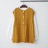 マスタード | 【NAO】ニットベスト+ロンT | RMAF NICE CLAUP / OLIVE des OLIVE