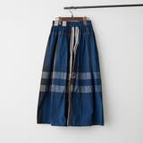 ブルー | 【NAO】チェックギャザースカート | RMAF NICE CLAUP / OLIVE des OLIVE