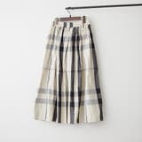 アイボリー | 【NAO】チェックギャザースカート | RMAF NICE CLAUP / OLIVE des OLIVE