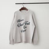 ライトグレー | 【NAO】アソート図案スエットライクプルオーバー | RMAF NICE CLAUP / OLIVE des OLIVE