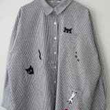 【NAO】キャットBIGシャツ | RMAF NICE CLAUP / OLIVE des OLIVE | 詳細画像7