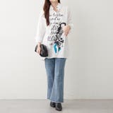 【NAO】アート柄ロングシャツ | RMAF　NICE CLAUP / OLIVE des OLIVE | 詳細画像8 