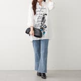 【NAO】アート柄ロングシャツ | RMAF　NICE CLAUP / OLIVE des OLIVE | 詳細画像9 