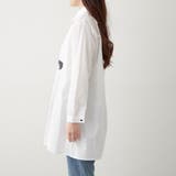 【NAO】アート柄ロングシャツ | RMAF　NICE CLAUP / OLIVE des OLIVE | 詳細画像12 