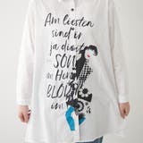 【NAO】アート柄ロングシャツ | RMAF　NICE CLAUP / OLIVE des OLIVE | 詳細画像15 