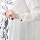 【NAO】アート柄ロングシャツ | RMAF　NICE CLAUP / OLIVE des OLIVE | 詳細画像16 