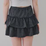 【セットアップ対応】ピグメント風スウェットティアードスカート | RMAF NICE CLAUP / OLIVE des OLIVE | 詳細画像31