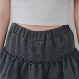 【セットアップ対応】ピグメント風スウェットティアードスカート | RMAF NICE CLAUP / OLIVE des OLIVE | 詳細画像32