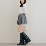 【セットアップ対応】裾レースプリーツスカート | RMAF　NICE CLAUP / OLIVE des OLIVE | 詳細画像8 