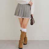 【セットアップ対応】裾レースプリーツスカート | RMAF　NICE CLAUP / OLIVE des OLIVE | 詳細画像11 