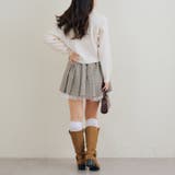 【セットアップ対応】裾レースプリーツスカート | RMAF　NICE CLAUP / OLIVE des OLIVE | 詳細画像18 