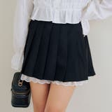 【セットアップ対応】裾レースプリーツスカート | RMAF　NICE CLAUP / OLIVE des OLIVE | 詳細画像20 